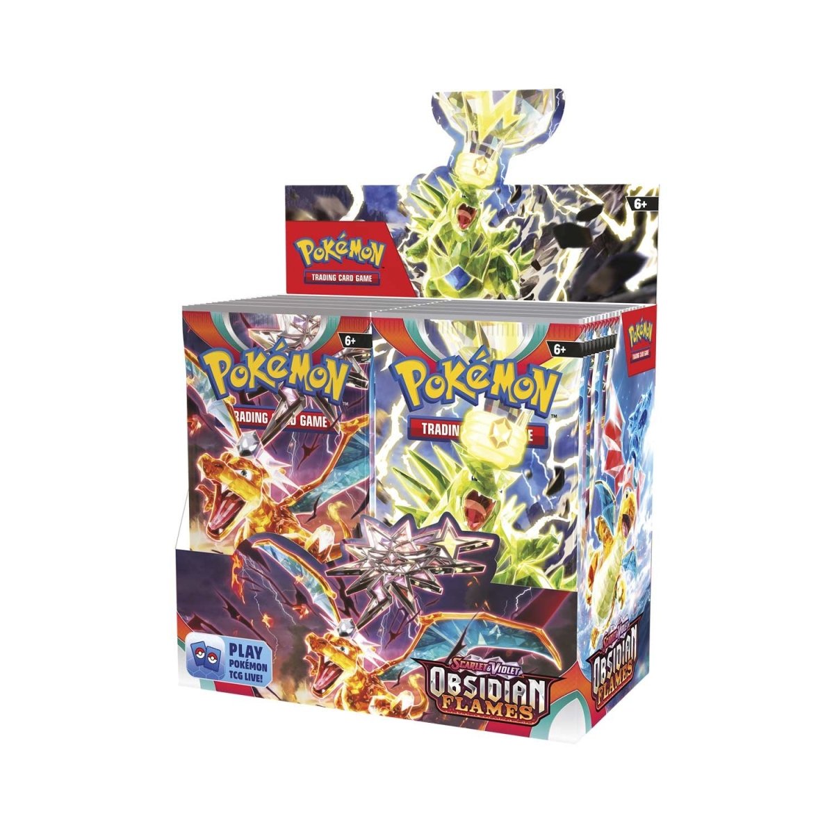 Hot Sale-pokemon-Scarlet & Violet-Obsidian Flames Booster Display Box (36 Packs)