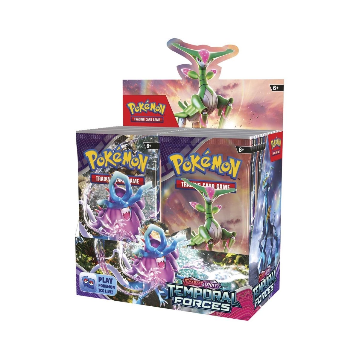 Hot Sale-pokemon-Scarlet & Violet-Temporal Forces Booster Display Box (36 Packs)