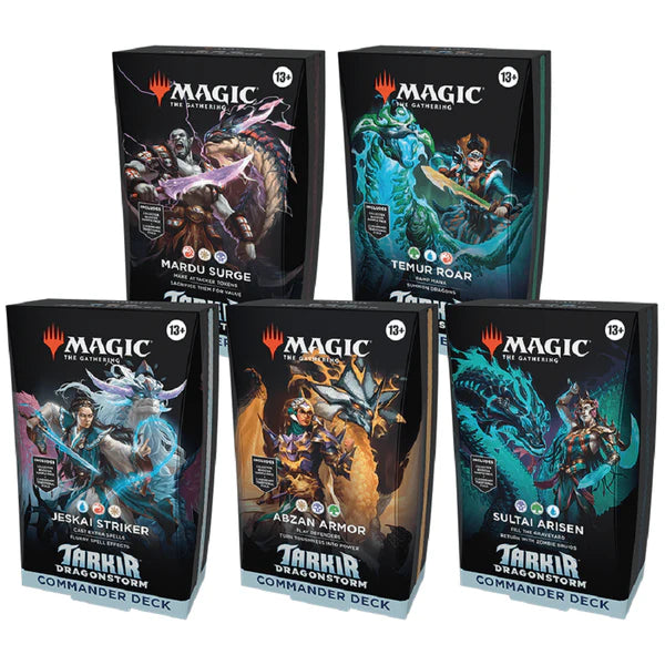 Hot Sale-Magic the Gathering Tarkir Dragonstorm Commander Deck Set (Set-of-5) Sale