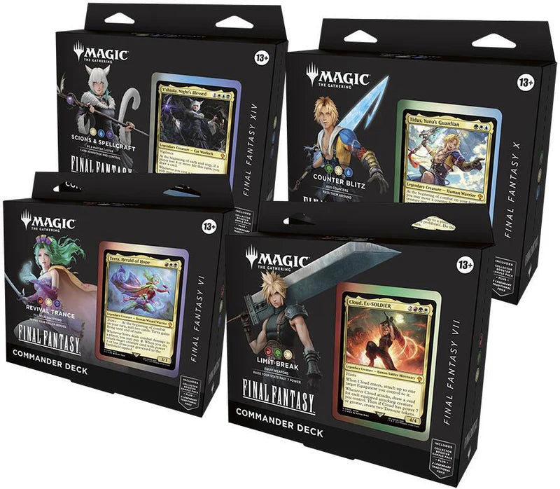 Hot Sale-Magic the Gathering-FINAL FANTASY Commander Deck Display