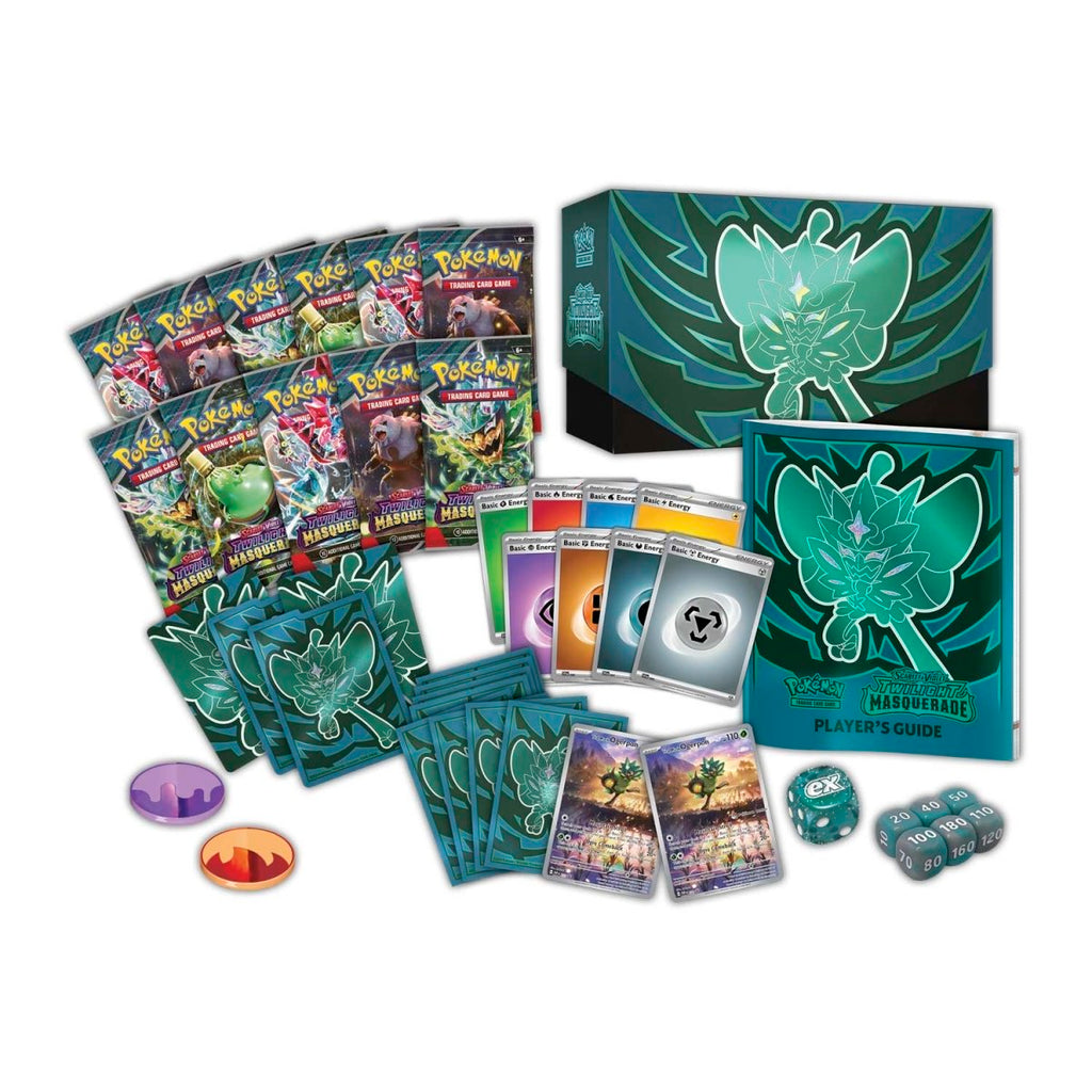 Hot Sale-pokemon-Scarlet & Violet-Twilight Masquerade Pokémon Center Elite Trainer Box