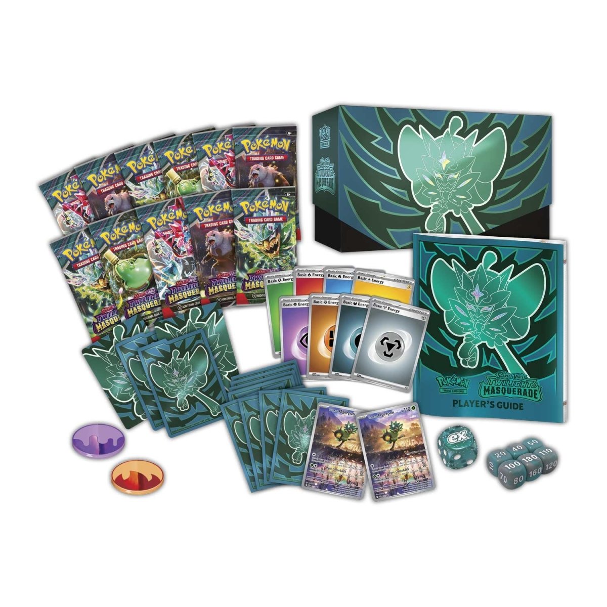 Hot Sale-pokemon-Scarlet & Violet-Twilight Masquerade Pokémon Center Elite Trainer Box