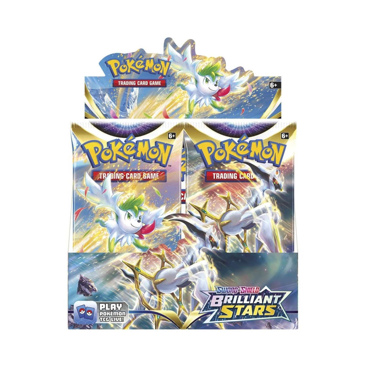 Hot Sale-pokemon-Sword & Shield-Brilliant Stars Booster Display Box (36 Packs)