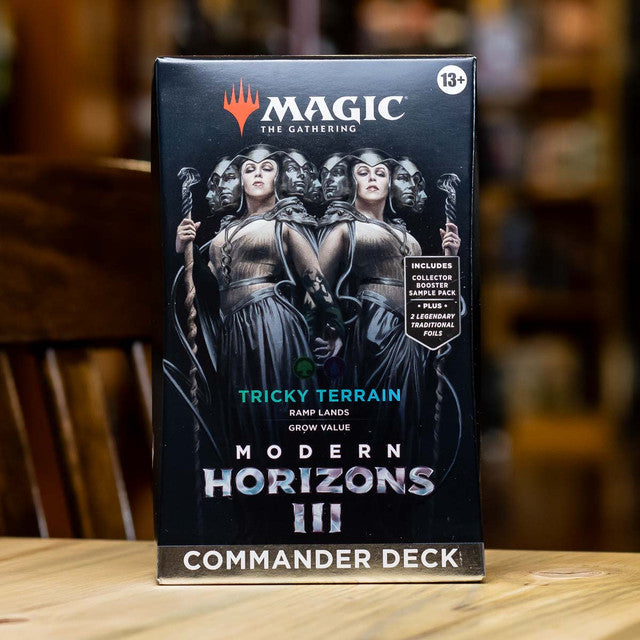 Hot Sale-Magic the Gathering-Modern Horizons 3 Commander Deck - Tricky Terrain