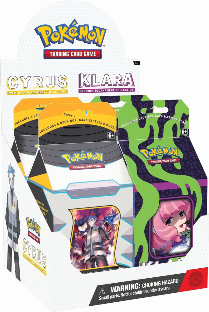 Hot Sale-pokemon Cyrus/Klara Premium Tournament Collection Display