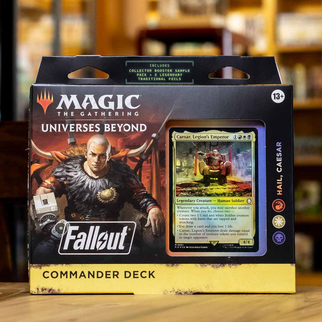 Hot Sale-Magic the Gathering Fallout Commander Deck - Hail, Caesar