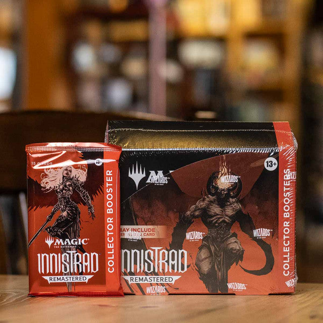 Magic-The Gathering Innistrad Remastered Collector Booster Box - 12 Packs (180 MTG Cards)