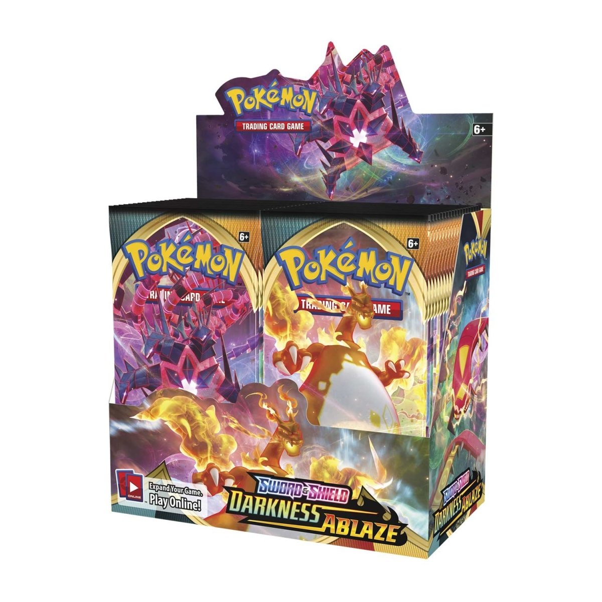 Hot Sale-pokemon-Sword & Shield-Darkness Ablaze Booster Display Box (36 Packs)