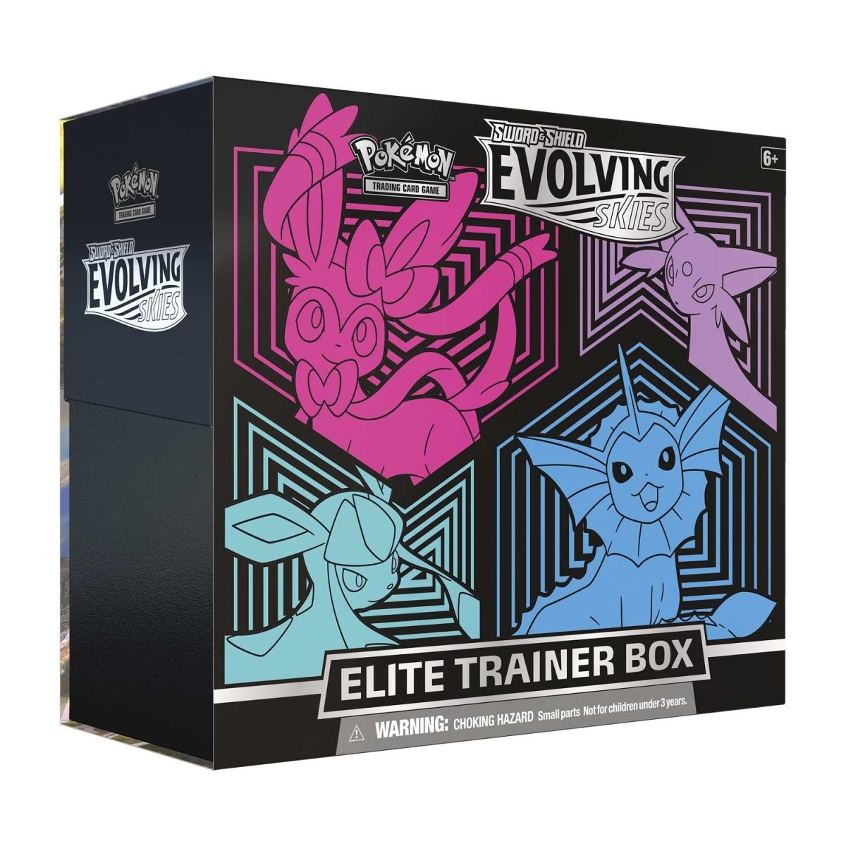 Hot Sale-pokemon-Sword & Shield-Evolving Skies Center Elite Trainer Box (Vaporeon, Espeon, Glaceon & Sylveon)