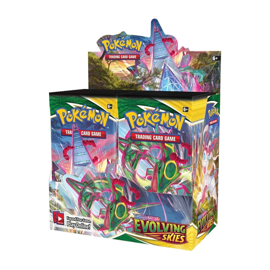 Hot Sale-pokemon-Sword & Shield-Evolving Skies Booster Display Box (36 Packs)