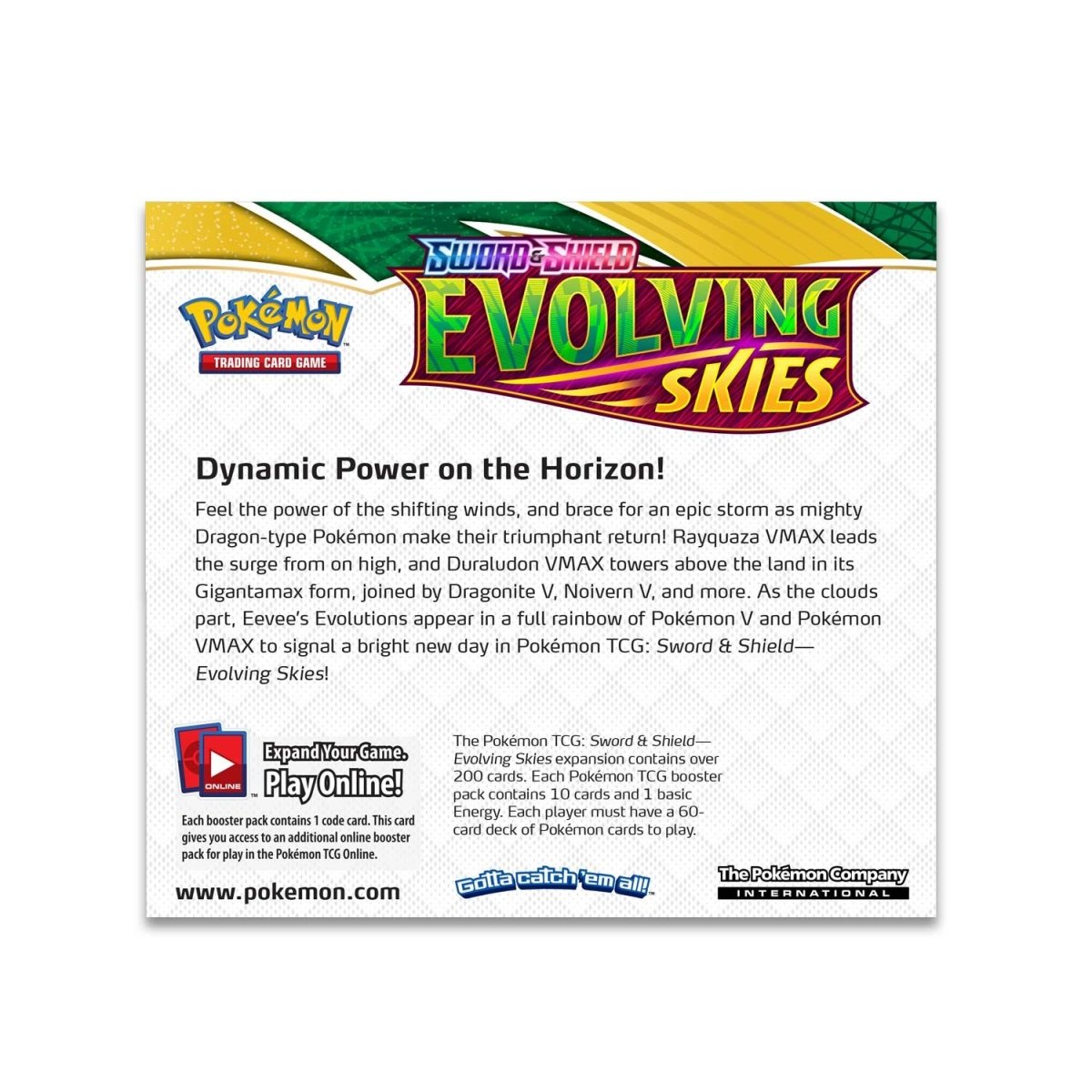 Hot Sale-pokemon-Sword & Shield-Evolving Skies Booster Display Box (36 Packs)