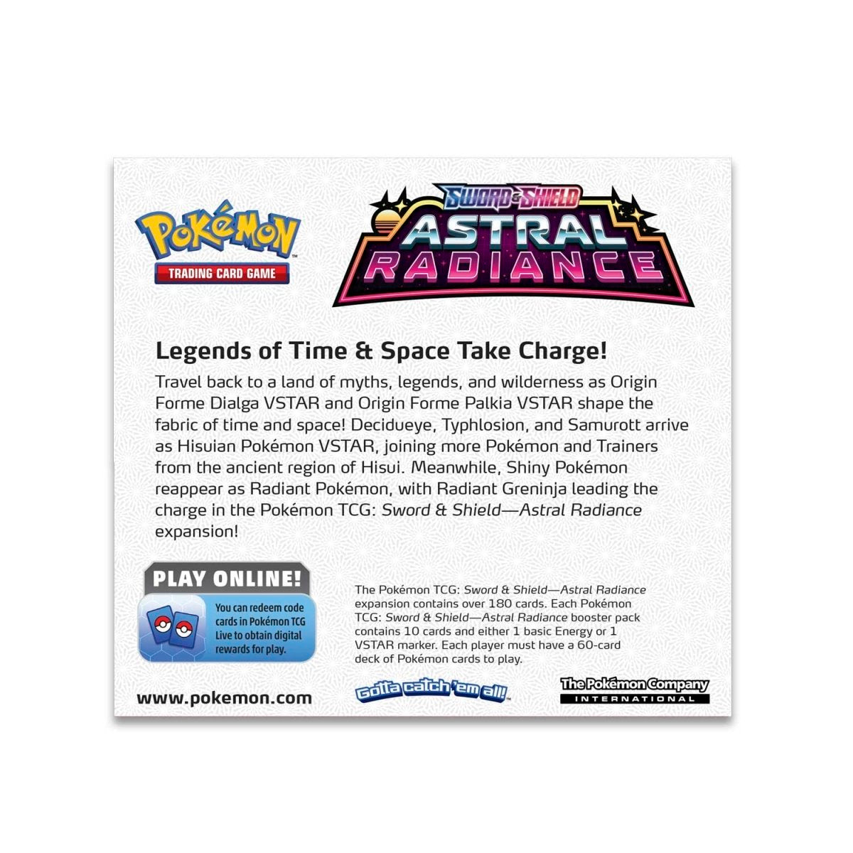 Hot Sale-pokemon-Sword & Shield-Astral Radiance Booster Display Box (36 Packs)