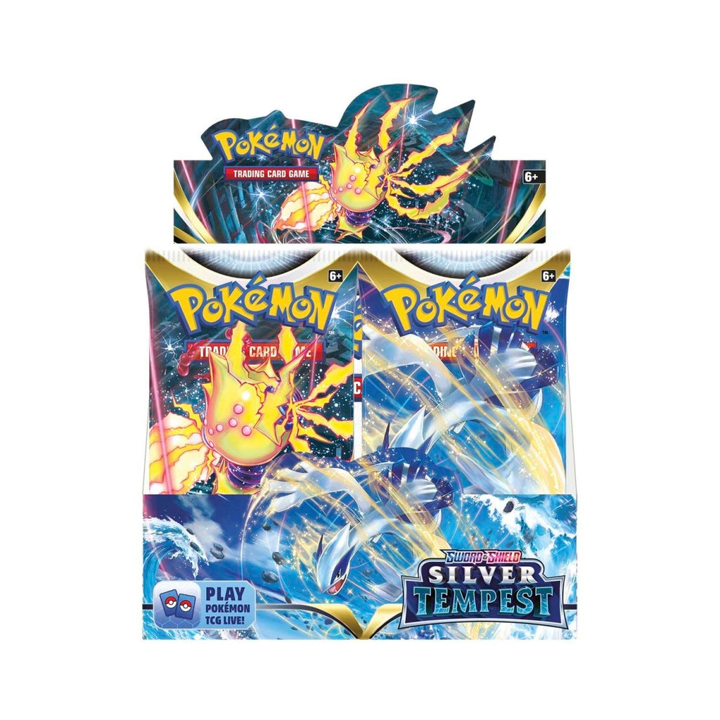 Hot Sale-pokemon-Sword & Shield-Silver Tempest Booster Display Box (36 Packs)