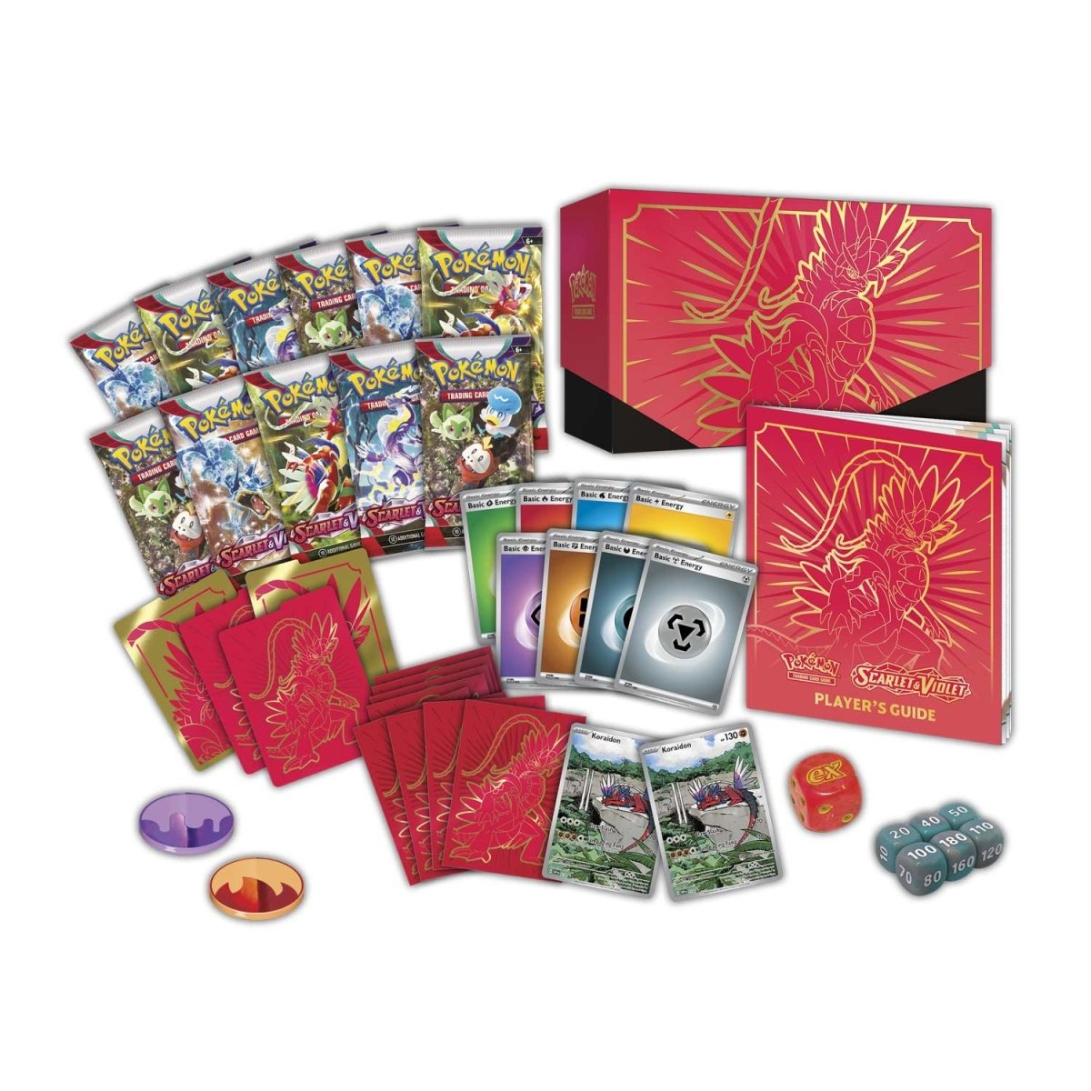 Hot Sale-pokemon-Scarlet & Violet  Center Elite Trainer Box (Koraidon)