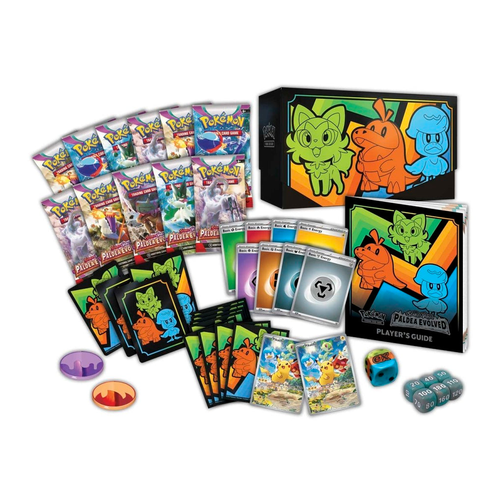 Hot Sale-pokemon-Scarlet & Violet-Paldea Evolved  Center Elite Trainer Box
