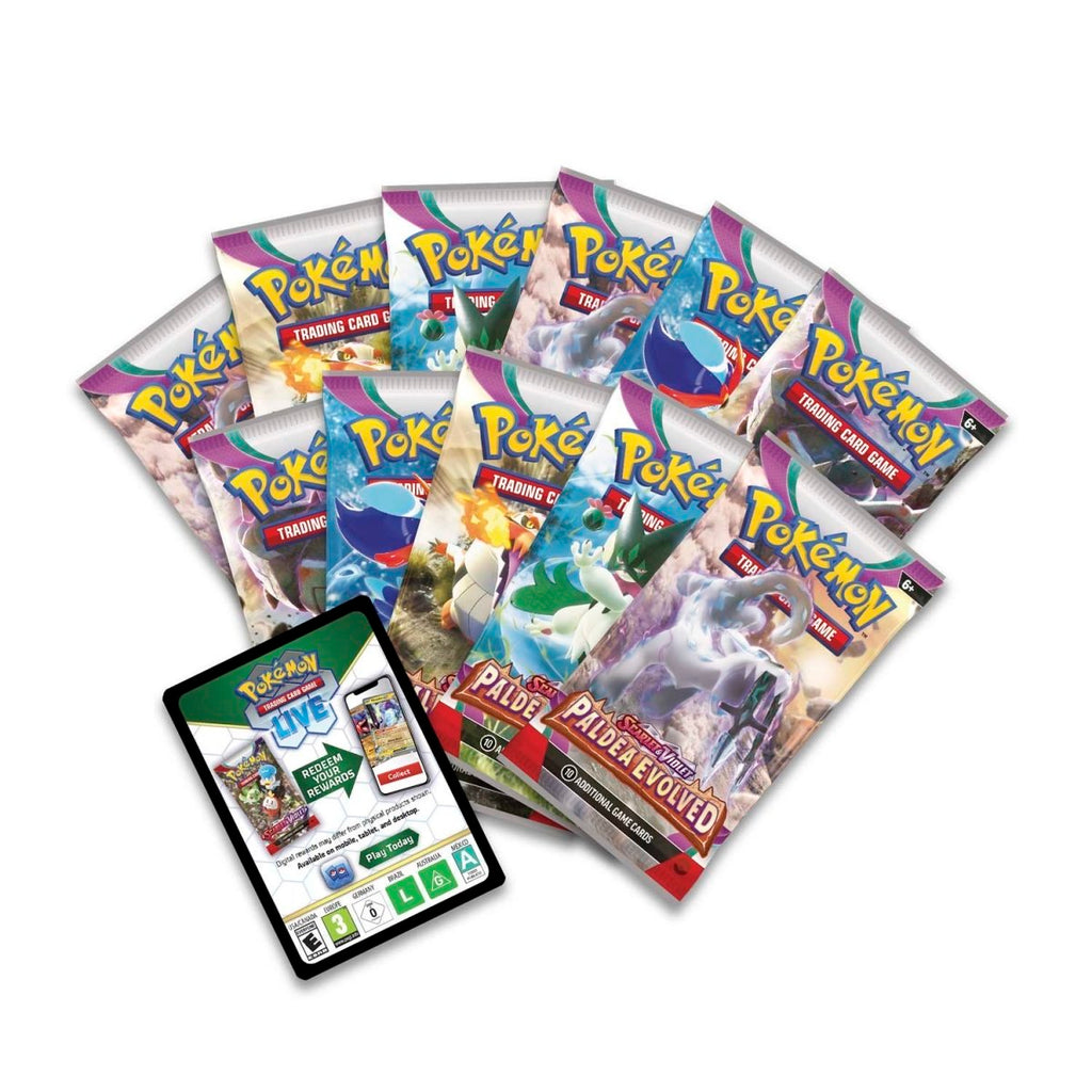 Hot Sale-pokemon-Scarlet & Violet-Paldea Evolved  Center Elite Trainer Box