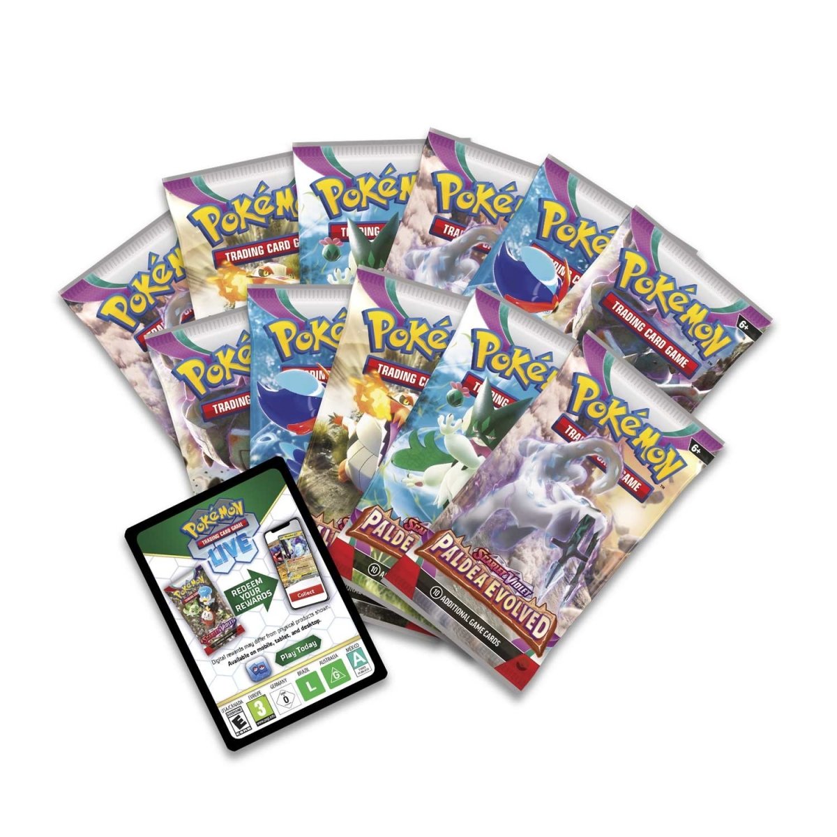 Hot Sale-pokemon-Scarlet & Violet-Paldea Evolved  Center Elite Trainer Box