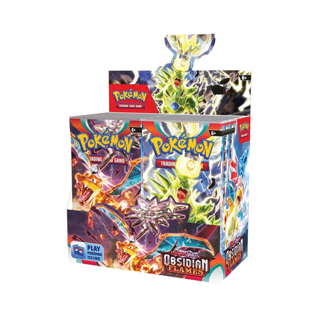 Hot Sale-pokemon-Scarlet & Violet-Obsidian Flames Booster Display Box (36 Packs)
