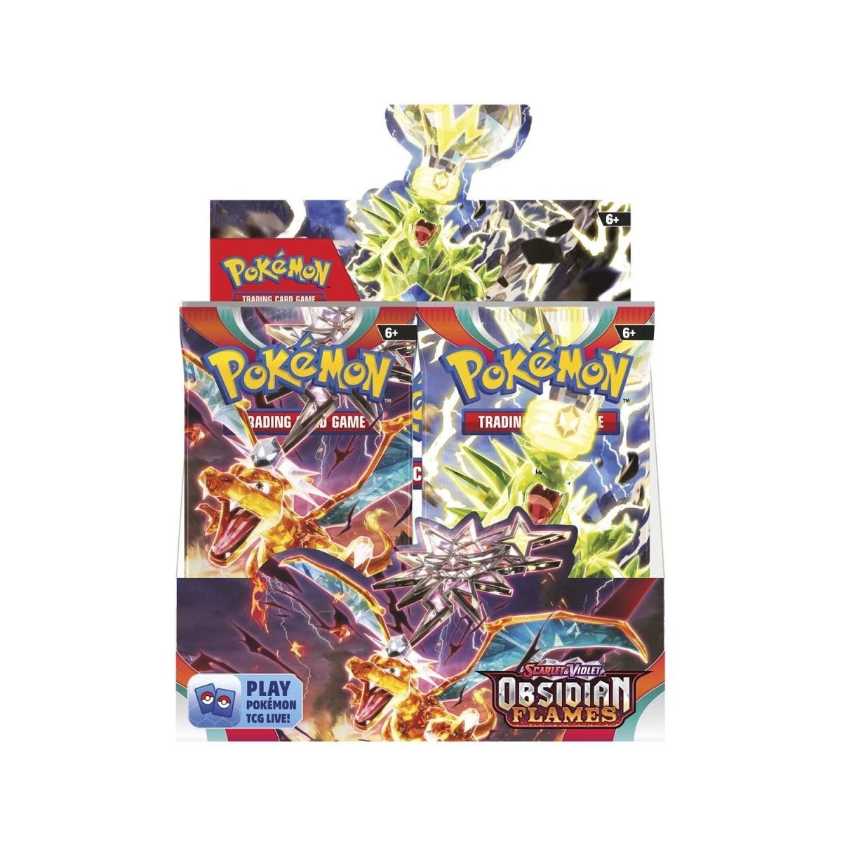 Hot Sale-pokemon-Scarlet & Violet-Obsidian Flames Booster Display Box (36 Packs)