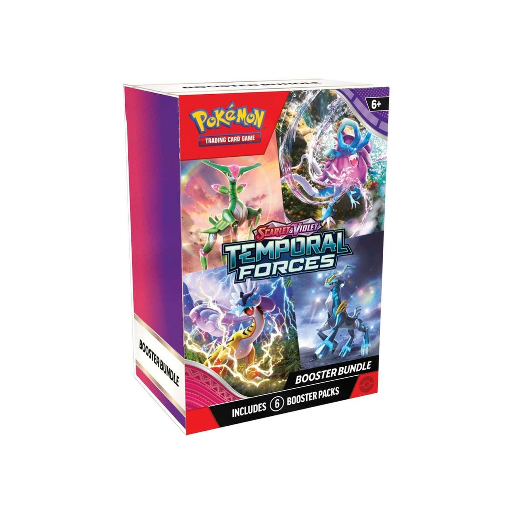 Hot Sale-pokemon-Scarlet & Violet-Temporal Forces Booster Bundle (6 Packs)