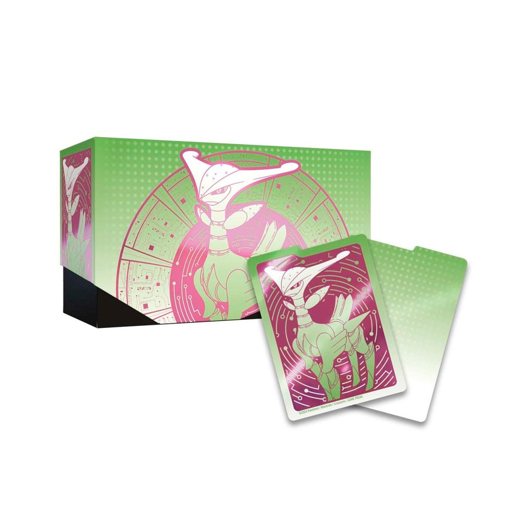 Hot Sale-pokemon-Scarlet & Violet-Temporal Forces  Center Elite Trainer Box (Iron Leaves)