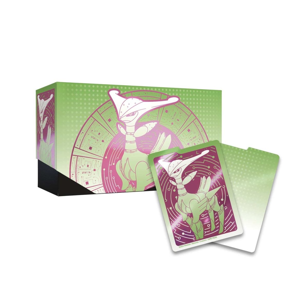 Hot Sale-pokemon-Scarlet & Violet-Temporal Forces  Center Elite Trainer Box (Iron Leaves)