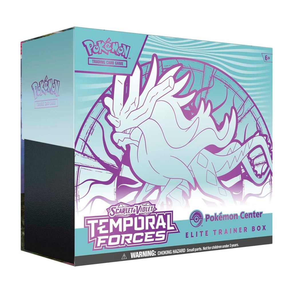 Hot Sale-pokemon-Scarlet & Violet-Temporal Forces  Center Elite Trainer Box (Walking Wake)