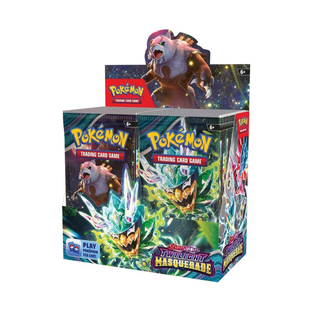 Hot Sale-pokemon-Scarlet & Violet-Twilight Masquerade Booster Display Box (36 Packs)