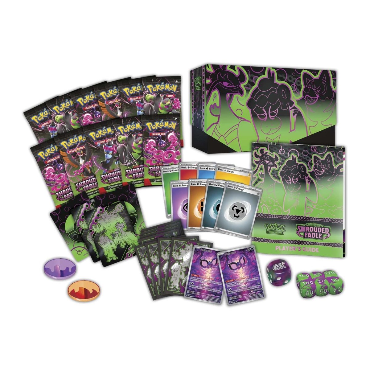 Hot Sale-pokemon-Scarlet & Violet-Shrouded Fable Pokémon Center Elite Trainer Box