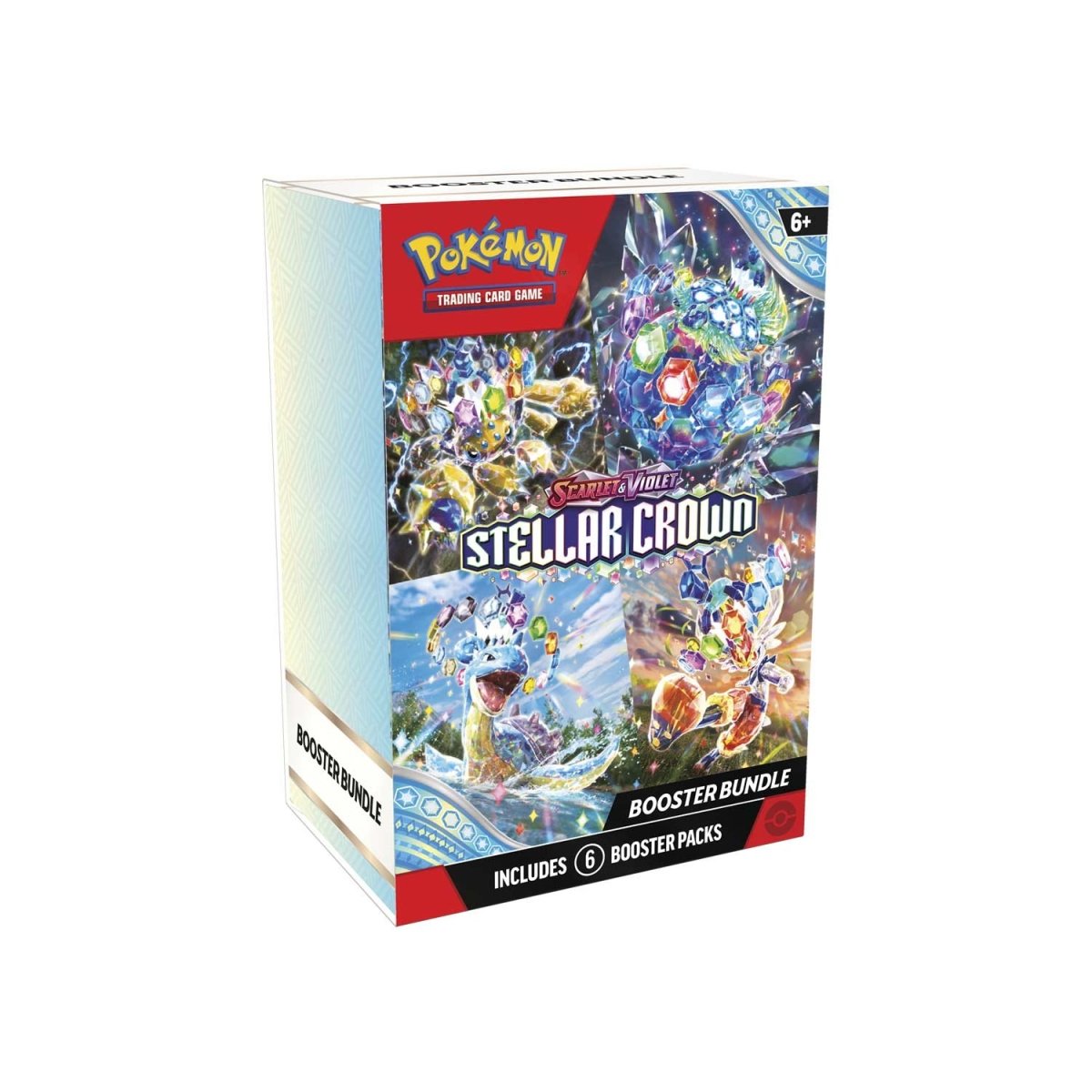 Hot Sale-pokemon-Scarlet & Violet-Stellar Crown Booster Bundle (6 Packs)