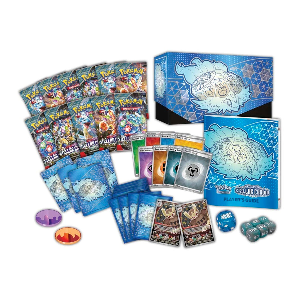 Hot Sale-pokemon-Scarlet & Violet-Stellar Crown Pokémon Center Elite Trainer Box