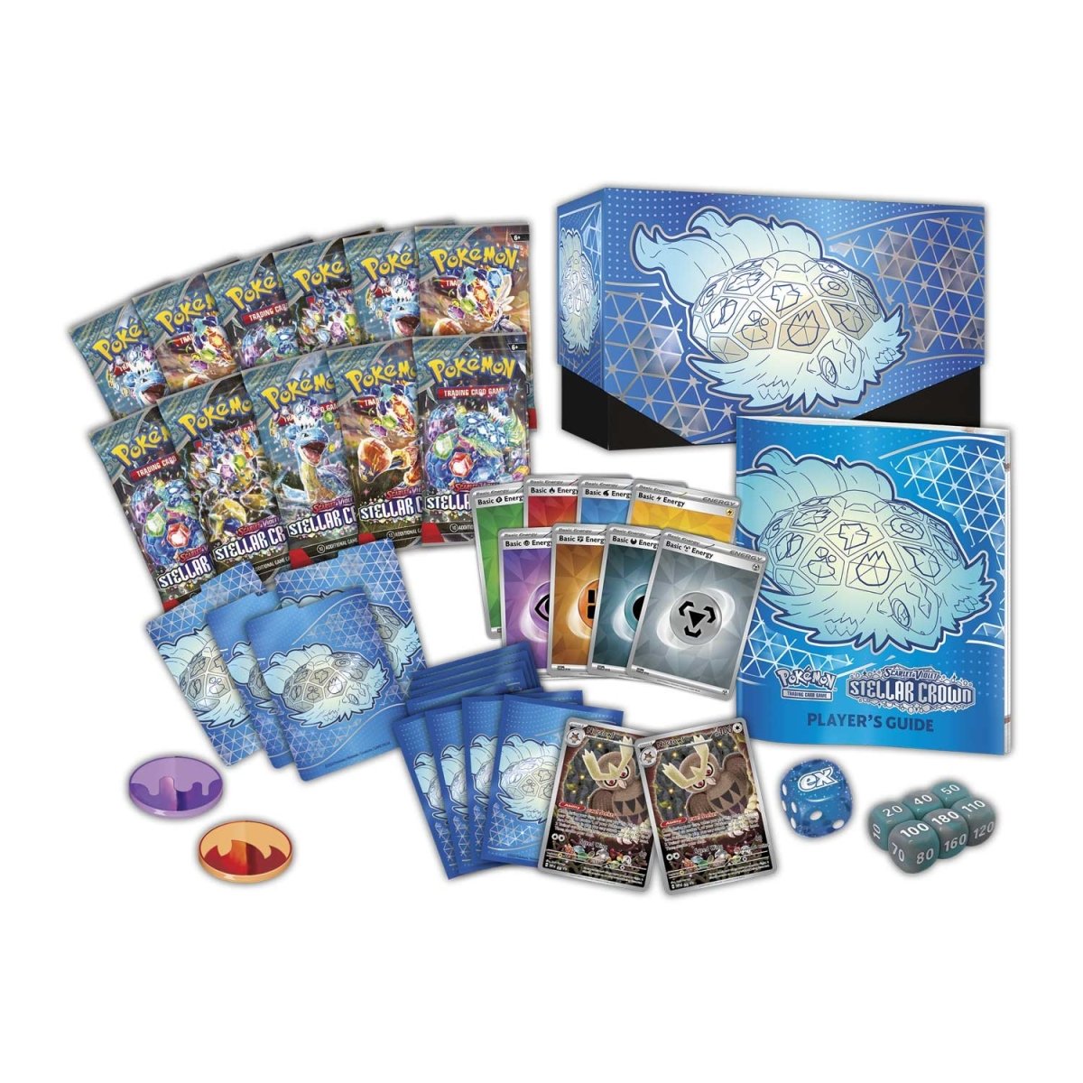 Hot Sale-pokemon-Scarlet & Violet-Stellar Crown Pokémon Center Elite Trainer Box