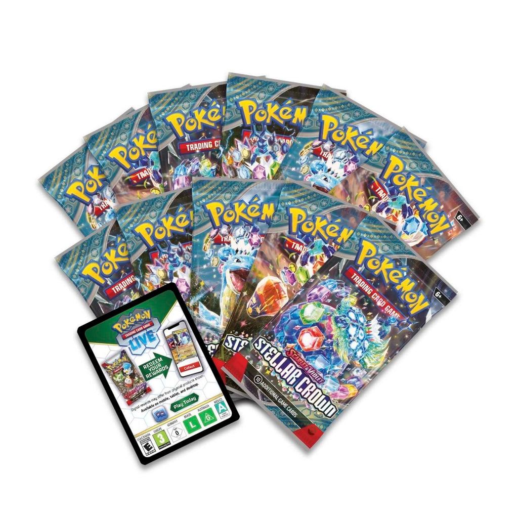 Hot Sale-pokemon-Scarlet & Violet-Stellar Crown Pokémon Center Elite Trainer Box