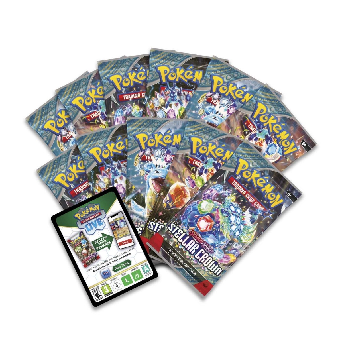 Hot Sale-pokemon-Scarlet & Violet-Stellar Crown Pokémon Center Elite Trainer Box