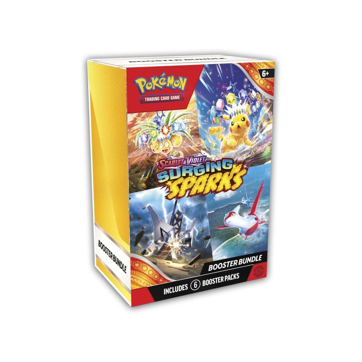 Hot Sale-pokemon-Scarlet & Violet-Surging Sparks Booster Bundle (6 Packs)
