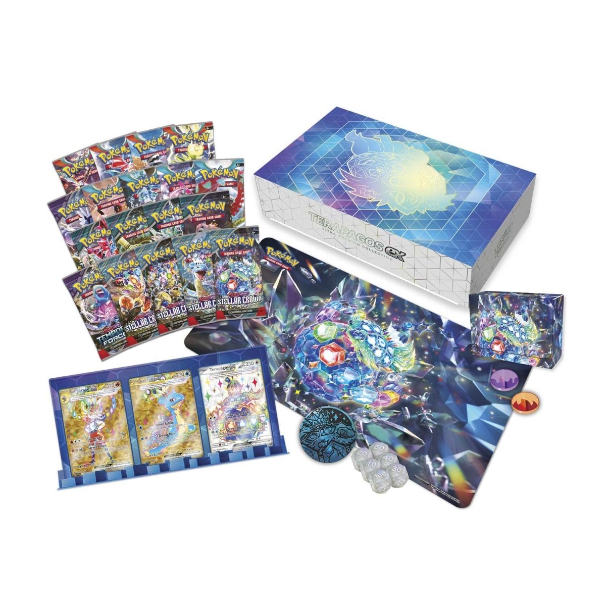 Hot Sale-pokemon Terapagos ex Ultra-Premium Collection
