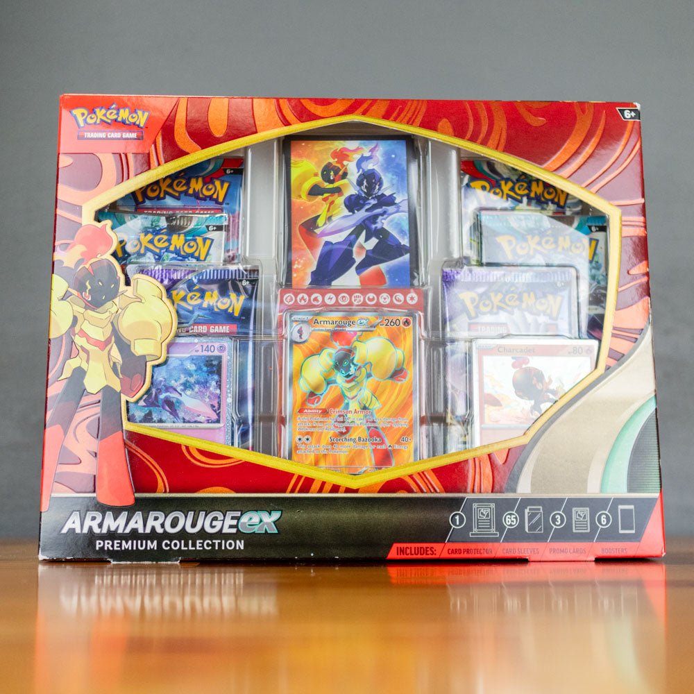 Hot Sale-pokemon Armarouge ex Premium Collection Box