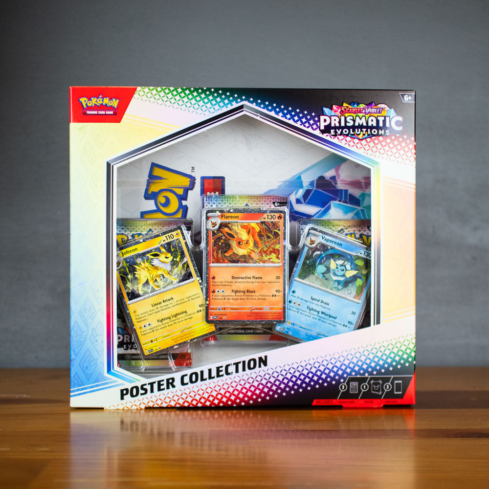 Hot Sale-pokemon Prismatic Evolutions Poster Collection