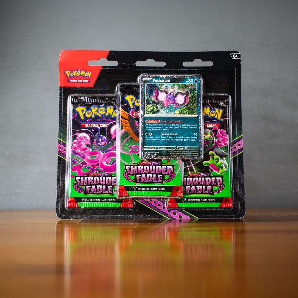 Hot Sale-pokemon Shrouded Fabled 3 Pack Blister