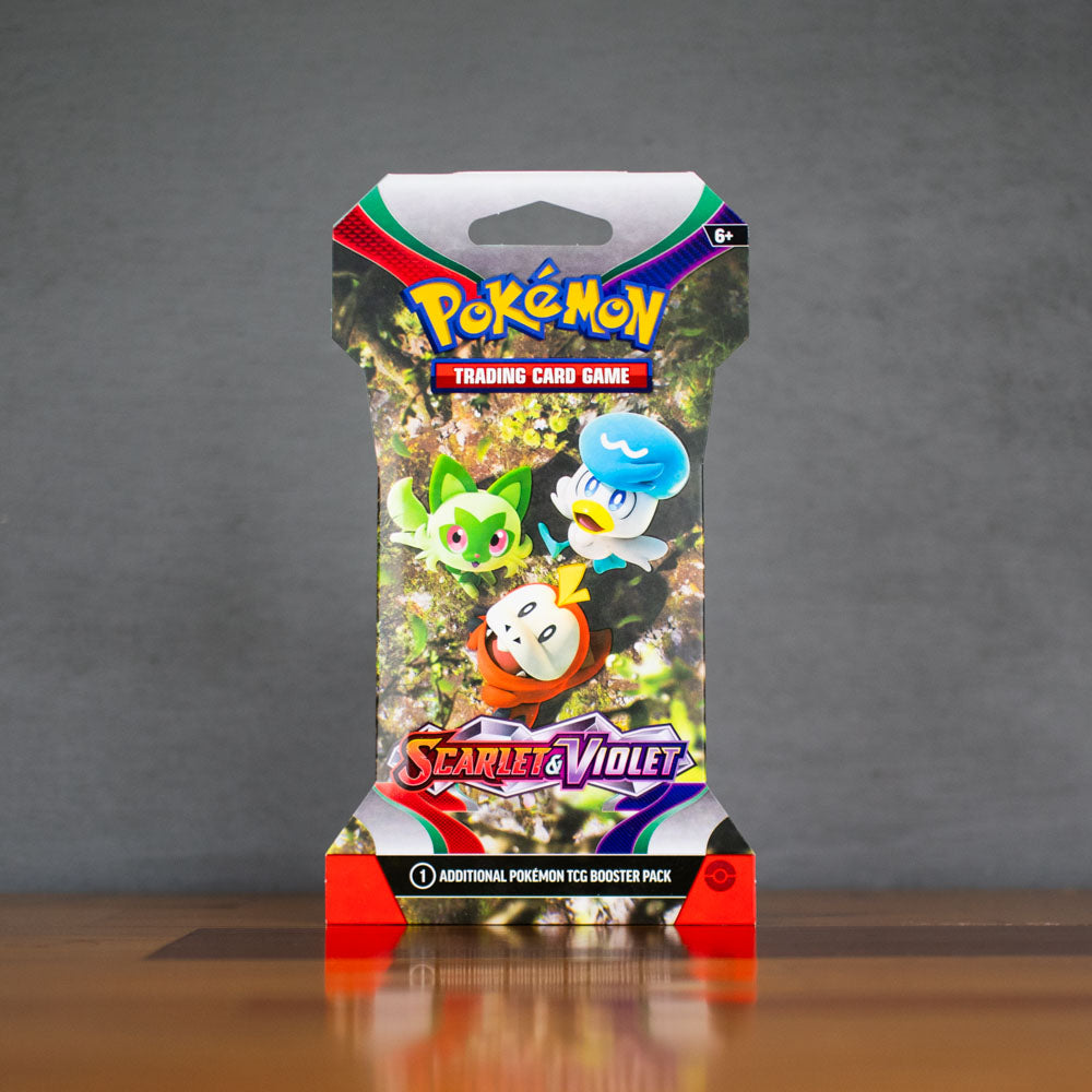 Hot Sale-pokemon  Scarlet & Violet Sleeved Booster Pack