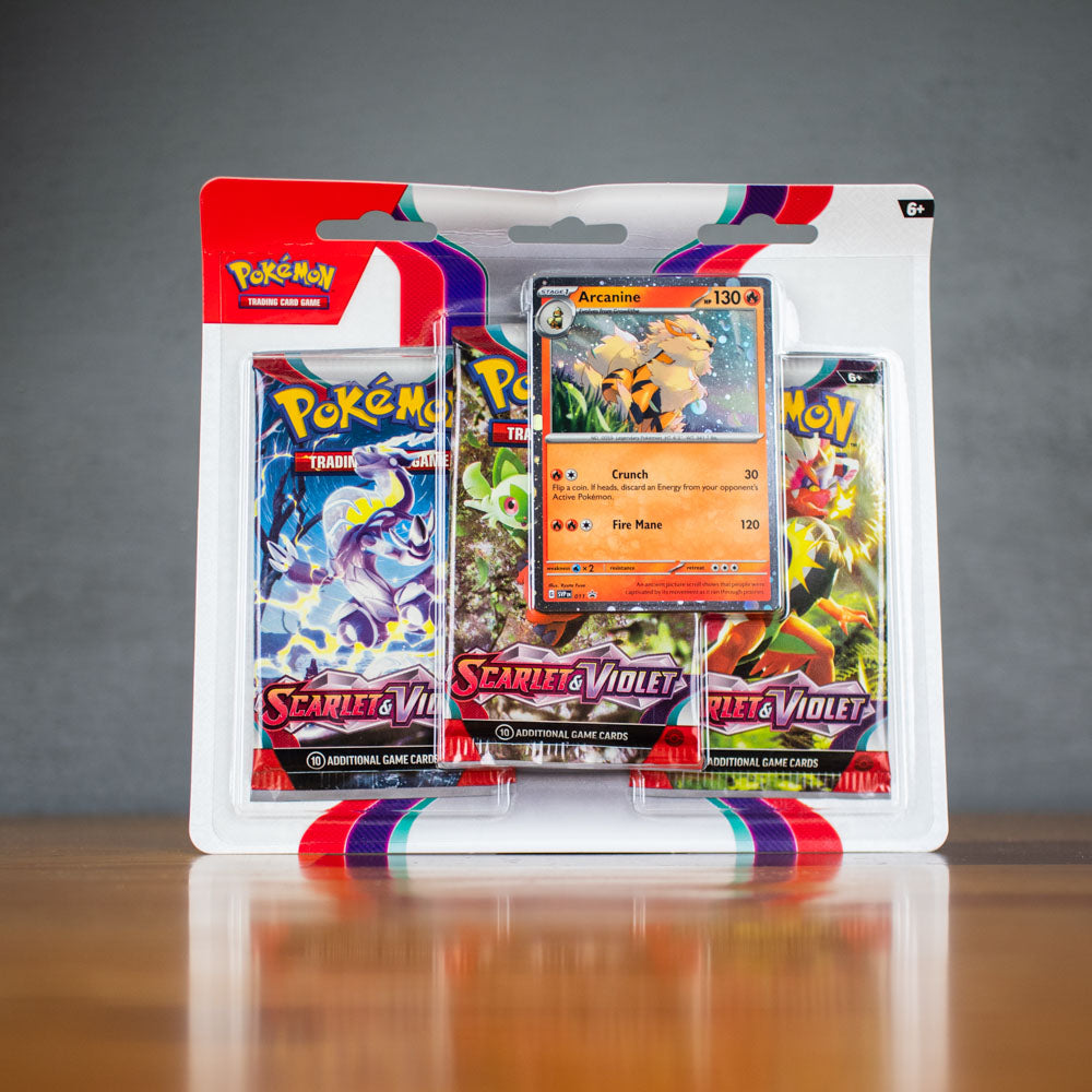 Hot Sale-pokemon Scarlet & Violet 3 Pack Blister