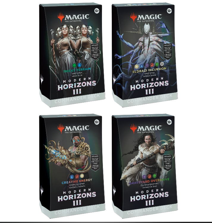 Hot Sale-Magic the Gathering - Modern Horizons 3 - Commander Deck (Set of 4)