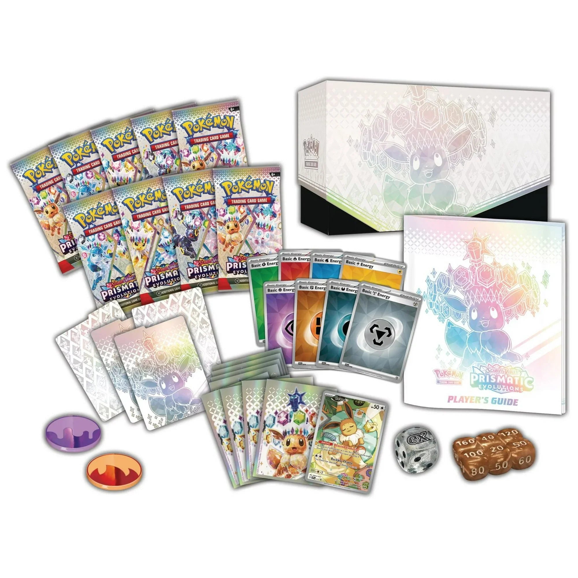 Hot Sale-pokemon-SV8.5 Scarlet & Violet—Prismatic Evolutions Elite Trainer Box