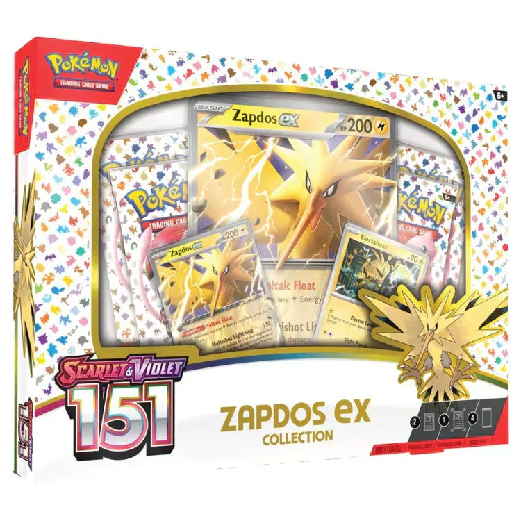Hot Sale-pokemon Scarlet & Violet 151 Zapdos ex Collection